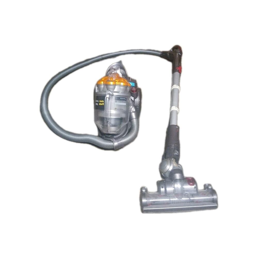 Dyson DC21 Stowaway Canister Vacuum Cleaner Bagless Compact Gray W/ Powerhead